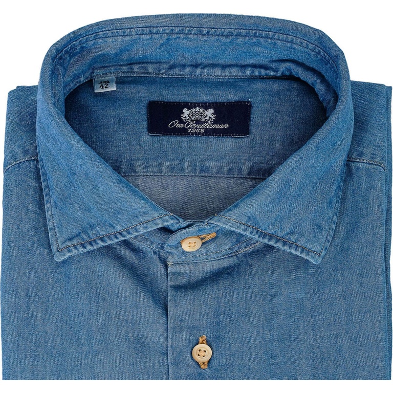 Πουκάμισο Sartorial Denim Blue