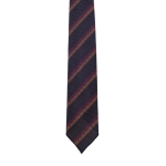 Γραβάτα Grenadine Silk Stripe Handrolled Ischia - Image 3