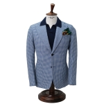 Ανδρικό Σακάκι Wool-Linen Houndstooth Elba