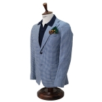 Ανδρικό Σακάκι Wool-Linen Houndstooth Elba - Image 3