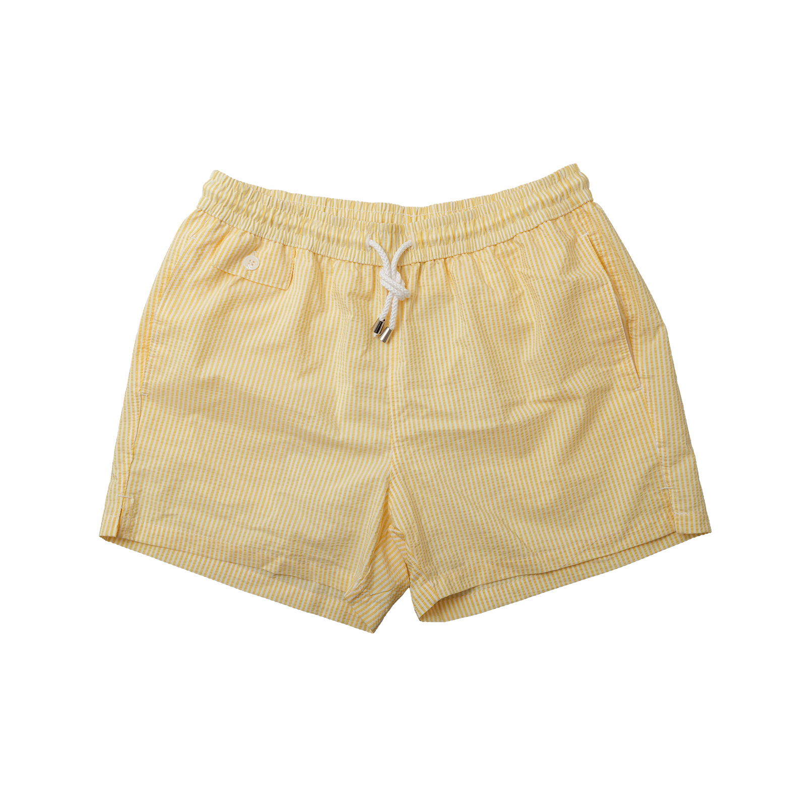 yellow1 Ανδρικό Mαγιό Shorts Seersucker Balearic - Image 1