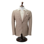 Ανδρικό Σακάκι Wool-Linen Houndstooth Ischia