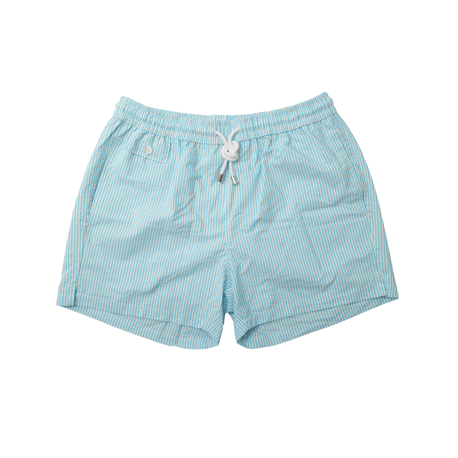 blue1 Ανδρικό Mαγιό Shorts Seersucker Aeolie - Image 1