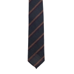 Γραβάτα Grenadine Silk Stripe Handrolled Malta - Image 3