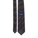Γραβάτα Grenadine Silk Stripe Handrolled Malta - Image 2