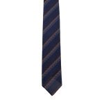 Γραβάτα Grenadine Silk Stripe Handrolled Elba - Image 3