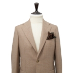 Ανδρικό Σακάκι Wool "Fatto a Napoli" Beige - Image 3